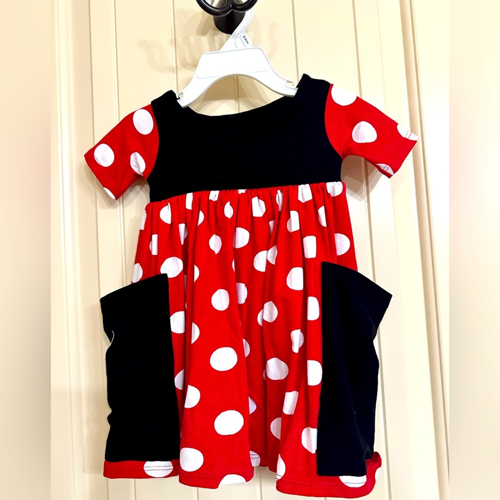 Placard dress Mickey Polly 18 mo
